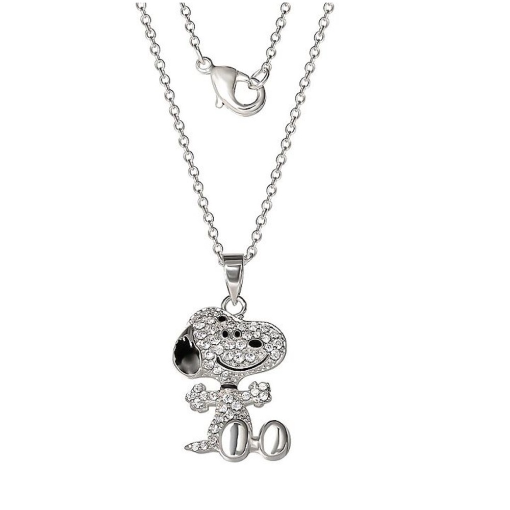 Peanuts Snoopy cubic zirconia necklace - Picture 5 of 16